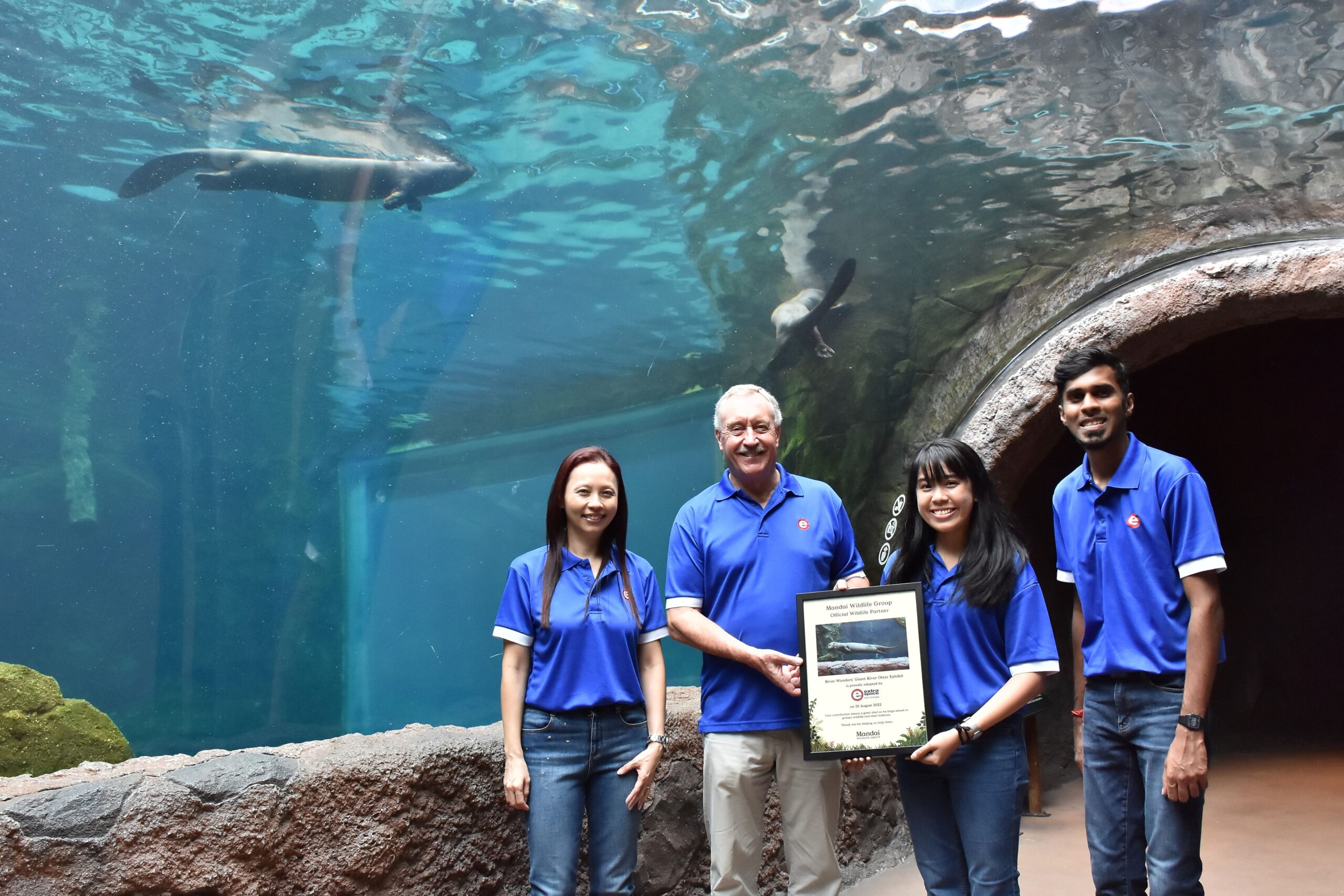 A shot with the Otters at Rivers Wonders Asias first and only river themed wildlife park scaled 1