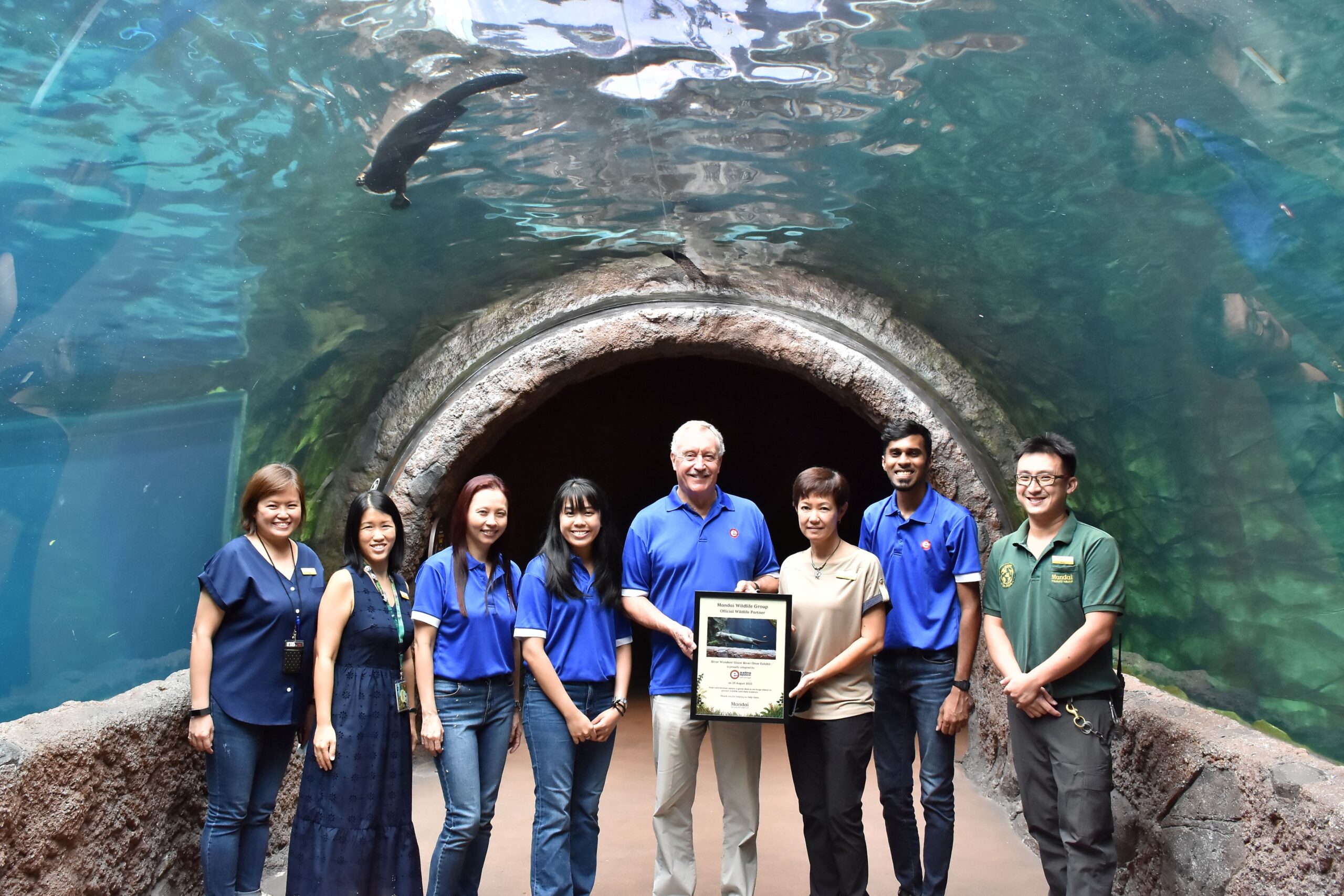 Extra Space Asia Collaborates with Mandai Wildlife Group by Adopting Giant River Otters!